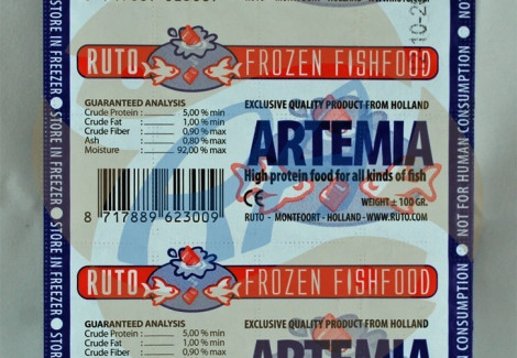 Artemia 100 Gr Blister - 20 Cube M20